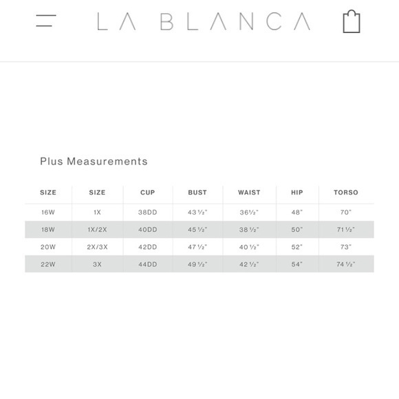 NWT La Blanca high rise bikini swim bottoms 22 3X plus size free shipping purple - Picture 6 of 6